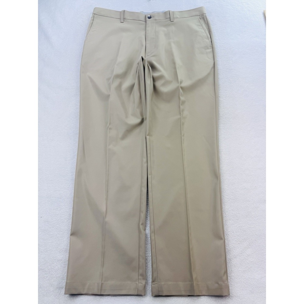 Callaway Performance Golf Pants Men Beige 38x32 Chino Straight Stretch Wicking